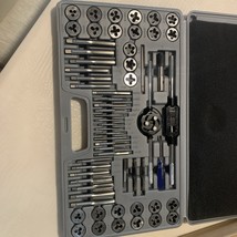 60PC Tap and Die Set Metric Imperial Sae Standard Bearing Steel Threadin... - $42.14