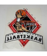 Vtg 80&#39;s Beyond the Rim Basketball Iron On Transfer 14.5x13 for Shirt He... - $11.13