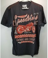 DI) Retrofit Men&#39;s Graphic Short Sleeve Tee Shirt Crew Neck Motor Speeds... - £11.66 GBP