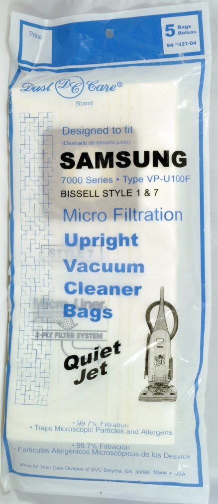 Dust Care Upright Vacuum Cleaner Bags, Designed to Fit Samsung 5000-7000... - $12.74