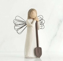 Angel Of The Garden Figure Sculpture Hand Painting Willow Tree By Susan Lordi - £59.06 GBP