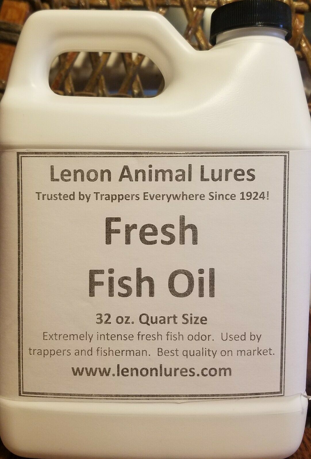 Primary image for Lenon's Fresh Fish Oil Used As An Attractant Lure Or By Bait & Lure Quart Size