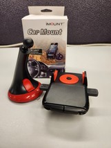 I Mount Red suction cup cell phone mount holder Window Dashboard Swivel - $4.99