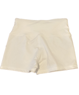 CHRLeisure White Compression Dance Athletic Shorts Size M, NEW - $18.99