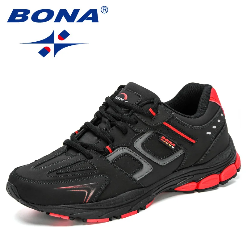 BONA 2024 New Desigers Action Leather Athletic  Shoes Men High Quality Running S - £173.42 GBP