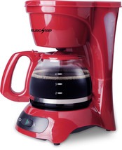EUROSTAR 4-Cup Coffeemaker (RED) - £36.95 GBP