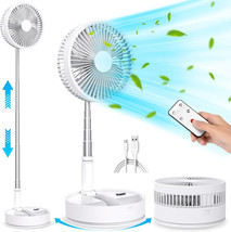 Folding Fan I Electric I Remote Control Fan I Compact I Extending Fan - £18.26 GBP