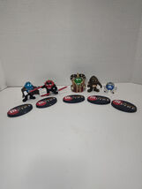 Star Wars M&amp;M Chocolate Mpire Figures Lot 5 Hasbro 2005 w/Stands Dooku Maul - $14.82