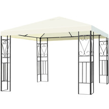 10&#39;x10&#39; Patio Gazebo Canopy Tent Steel Frame Shelter Patio Party Awning - £208.34 GBP