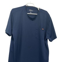 Dickies Top Shirt Work Casual Blue Mens Size L - $9.63