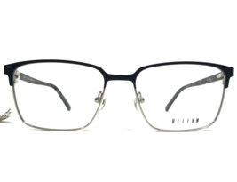 Helium Eyeglasses Frames 4420 SATIN NAVY Blue Silver Square Full Rim 55-17-145 - £29.22 GBP