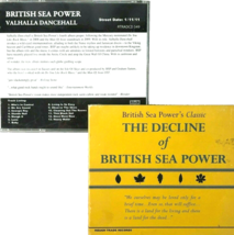 British Sea Power 2 CD Lot Decline Valhalla Dancehall Rough Trade Promo 2003-11 - £13.88 GBP