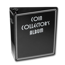 6 BCW 3&quot; Heavy Duty D-ring Black Coin Collectors Binder Albums - $65.65