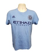 Adidas NYC Football Club Poku 88 Adult Small Blue TShirt - £11.61 GBP