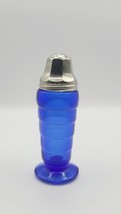 Hazel Atlas Depression Glass Modertone Cobalt Blue Salt/Pepper Shaker Replacemen - £8.39 GBP