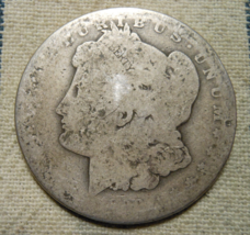 1889-O Morgan 90% Silver Dollar Poor Well Worn Low Ball Cull Slick Pocket Piece - £43.96 GBP