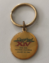 SuperBowl XIV Rose Bowl Pasadena, California Jan. 20 1980 Promo Keychain Rare - £12.41 GBP