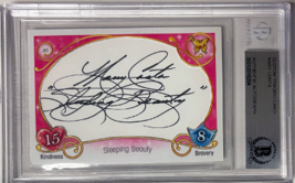 Mary Costa signed Custom Sleeping Beauty Trading Card- BAS/Beckett Encapsulated  - $109.95