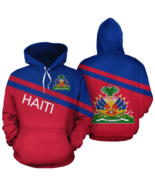 Haiti Country Flag Hoodie Adults And Youth - $55.99