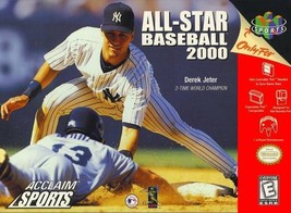 All-Star Baseball 2000 N64 Great Condition Fast Shipping - $4.34