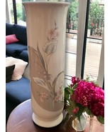 Bud Vase, 8&quot; Porcelain, Baker, Hart &amp; Stuart, Made In Japan, Floral Pattern - £15.45 GBP