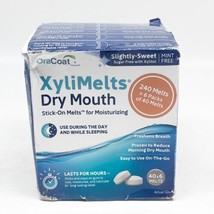 OraCoat Xylimelts Discs for Dry Mouth 240 Tablets Exp 7/26 Damage Box - £39.33 GBP