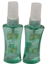 2X Body Fantasies Cucumber Melon Body Spray 1.7 oz Ea Travel Sz Discontinued NEW - £22.96 GBP