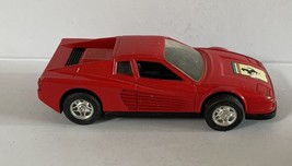 Tootsie Toy Ferrari Testarossa Red Sports Car - £11.79 GBP
