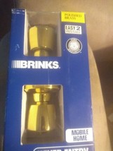 Brinks Mobile Home Keyed Entry Polished Brass / Brand NEW in Box - $20.67