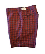 Vintage Hamilton House Plaid Shorts Mens 38 Wallace Red Tartan Surf Skat... - $1,206.53 MXN