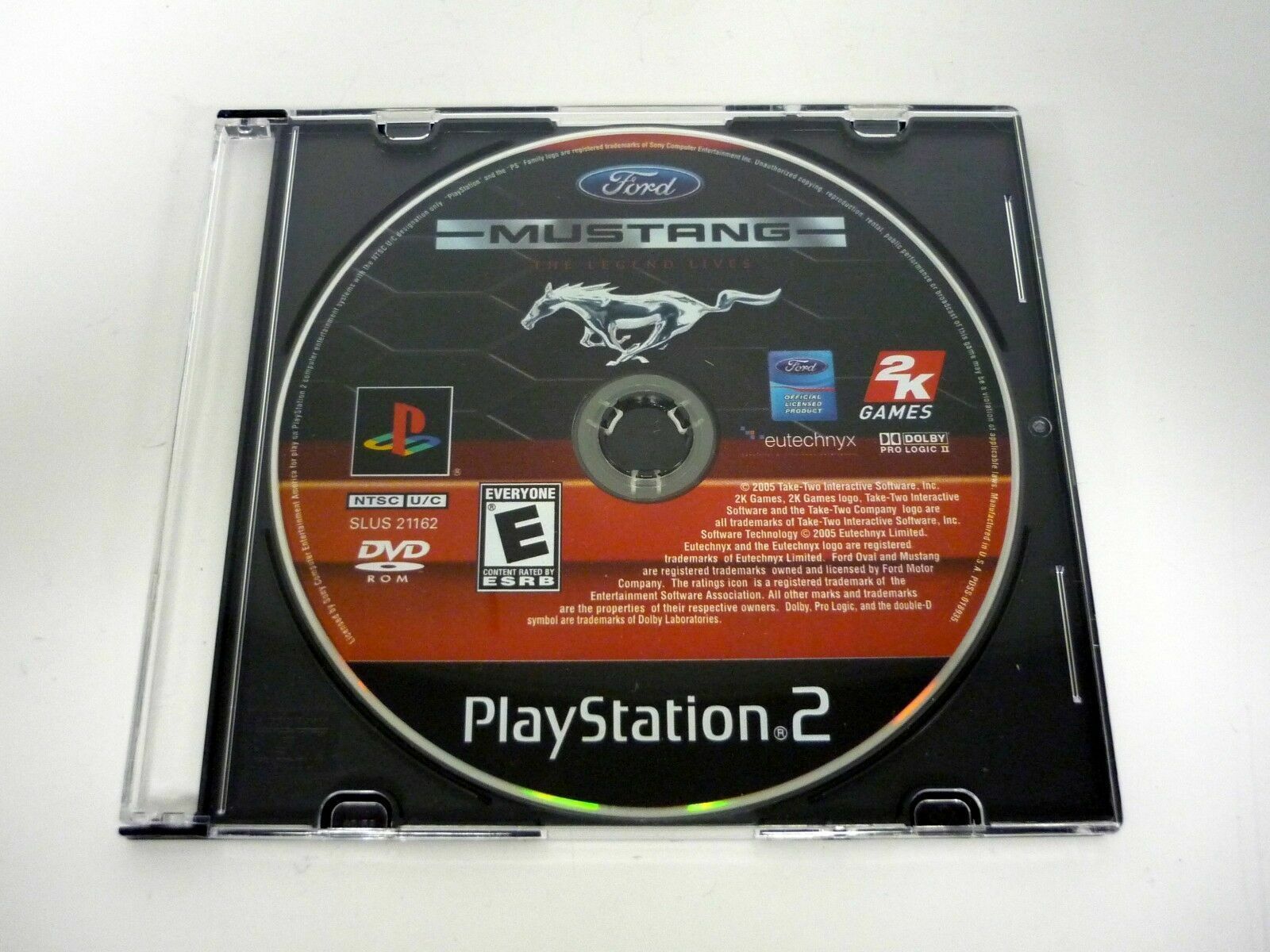 Ford Mustang Authentic Sony PlayStation 2 PS2 Game Disc &amp; Case 2005 - $2.22