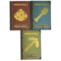 Minecraft Mojang Book Lot of 3 Essential Redstone &amp; Construction Handbooks - £9.87 GBP