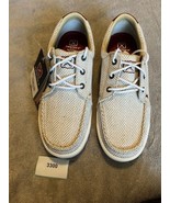 Twisted X Ladies Kicks Sand &amp; White Slip On Shoes WCA0082, Size 9.5B - $106.23 CAD