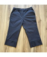 Adidas Climacool Women&#39;s Golf Capri Charcoal Size 2 Stretch Pockets EUC - €12,89 EUR