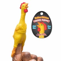 Rubber Chicken Finger Puppet - £4.60 GBP