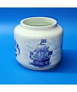 Hand Painted ROYAL GOUDA Goedewaagen Tobacco Jar or Apothecary Jar - Hol... - €22,63 EUR