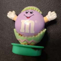 M&amp;M Easter Decoration Egg Basket Cake Topper 1994 2&quot; Vintage Purple - £3.13 GBP