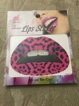 Lips Sticker Lipstic Red Pink Black Print - £1.69 GBP