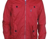 LRG Mens Red Lightweight 100% Cotton Foressence Zip Up Jacket Windbreake... - £54.45 GBP