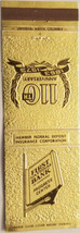 Matchbook Cover First 1St National Bank Of Cambridge Massachusetts  - £0.73 GBP