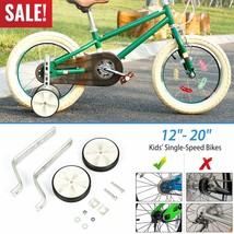 Universal Kids Bicycle Training Wheels Fits 12&quot; 14&quot; 16&quot; 18&quot; 20&quot; Bikes Ad... - £31.78 GBP