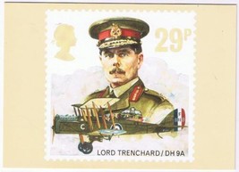United Kingdom Postcard Stamps Royal Air Force 1986 29p DH 9A Lord Trenchard - £2.36 GBP