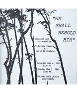 1985 Millinocket Community Chorus Concert Program Maine We Shall Behold ... - €25,73 EUR