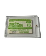 Vtg 90&#39;s 1995 NHRA CHIEF WINTERNATIONALS WINSTON DRAG RACING 3&quot;x 2&quot; TICK... - $1,534.80 MXN
