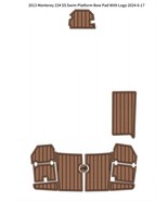 2013 Monterey 234 SS Swim Platform Bow Pad Boat EVA Teak Deck Floor Mat ... - $458.18 CAD