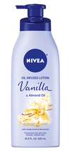 NIVEA Oil Infused Body Lotion, Vanilla and Almond Oil, 16.9 Fluid Ounce  - £8.49 GBP