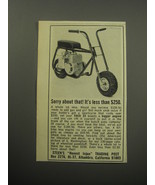 1967 Steen&#39;s Taco 22 Mini-Bike Ad - Sorry about that! It&#39;s less than $250 - £14.55 GBP