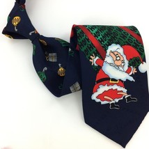 Vintage Yule Tie Greetings Gifts Santa Christmas Mens Necktie Ties #XO-215 - £12.58 GBP