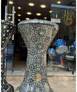 1PC Professional Blue Pearl Doumbek Tabla Handmade Percussion Instrument... - $1,524.43 CAD