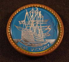 HMS Victory Pinback Badge Pin - £11.92 GBP